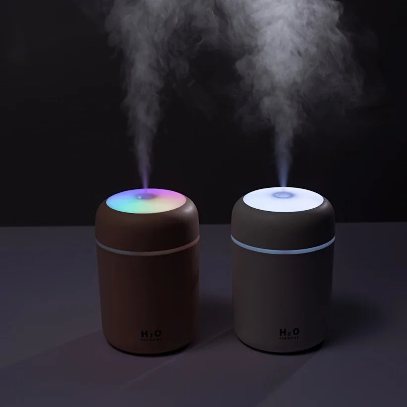 DAKA | Portable LED light mini 300ml h2o Spray Mist humidifier