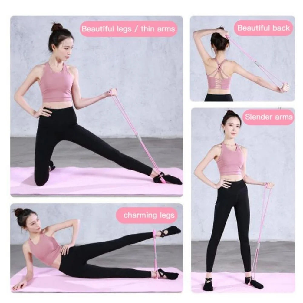 DAKA | Yoga Resistance Exercise Bands Gym Fitness Equipment Pull Rope 8