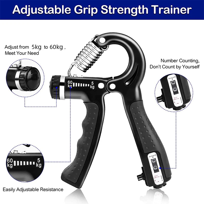 DAKA | Hand Grip Strengthener Hand Grip Trainer With Counter Wrist Forearm And Hand Exerciser For Muscle Building