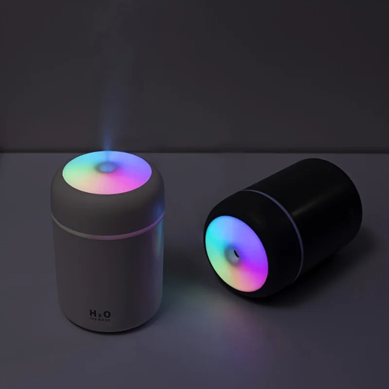 DAKA | Portable LED light mini 300ml h2o Spray Mist humidifier