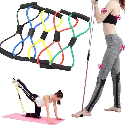 DAKA | Yoga Resistance Exercise Bands Gym Fitness Equipment Pull Rope 8