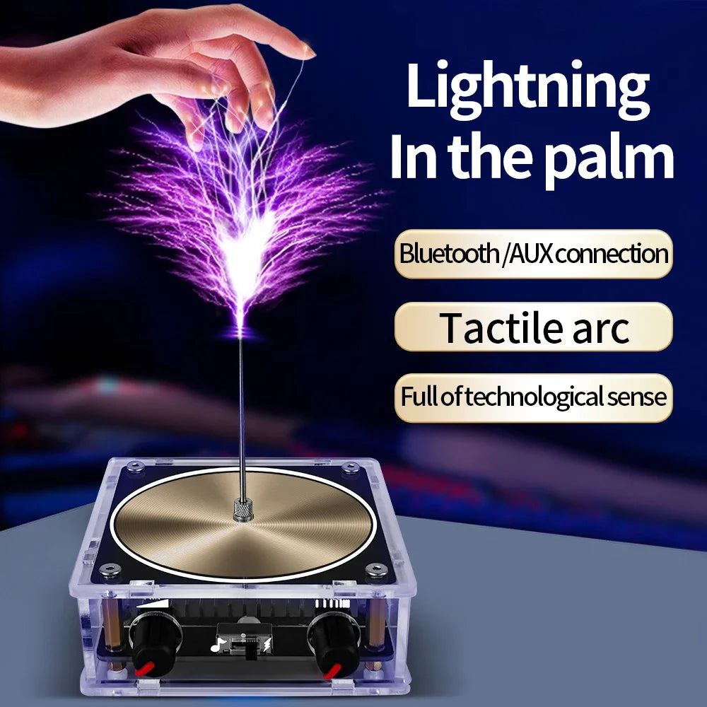 DAKA | Tesla Lightning Speaker: Finished Arc Music Box Toy, High-Power Mini Bluetooth Speaker